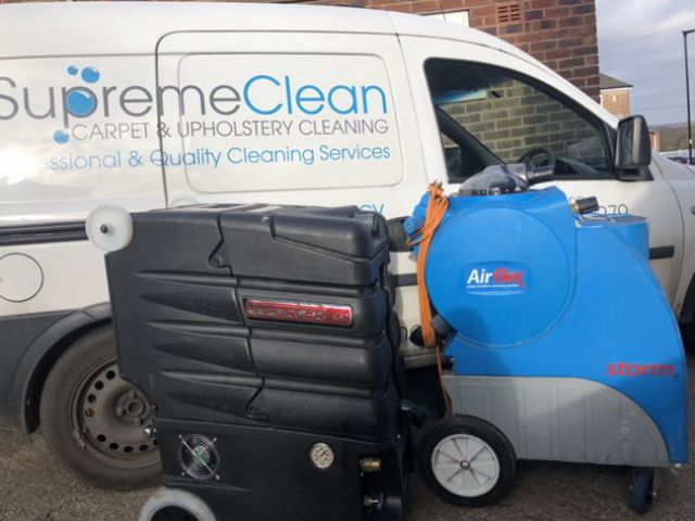 Carpet Cleaning Van and Equipment